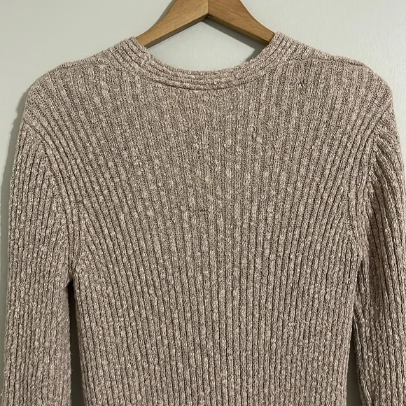 Free People 'Skylight' Rib-Knit Long Cardigan Sweater, Morning Oat XS - Picture 12 of 14